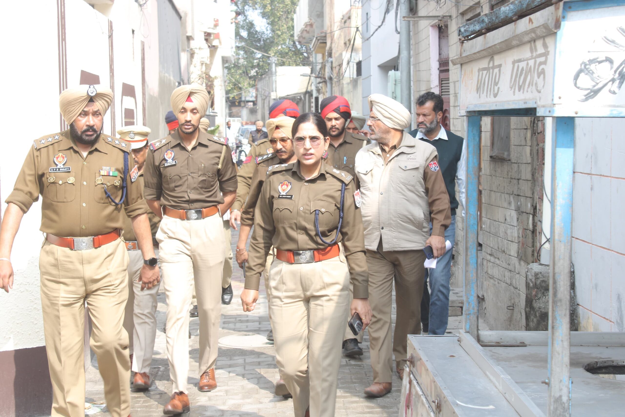 Khanna Police Conduct CASO Operations in Khanna, Samrala, and Payal